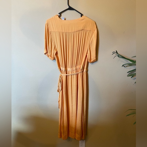 🔥🔥 SCOTCH & SODA mango crepe midi wrap dress | MSRP $198 - Picture 6 of 14